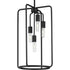 Progress Bonn P500224 031 4 60 Watt CAND PENDANT in Matte Black Finish Model: P500224-031