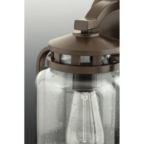 Progress Botta P6043 20 1 100 Watt MED WALL LANTERN in Antique Bronze Finish Model: P6043-20