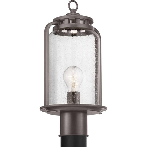 Progress Botta P6436 20 1 100 Watt MED POST LANTERN in Antique Bronze Finish Model: P6436-20