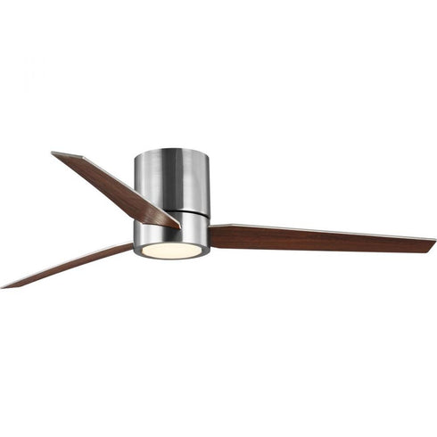 Progress Braden P2588 0930K 56IN 3 BLADE FAN With LED LGT in Brushed Nickel Finish Model: P2588-0930K