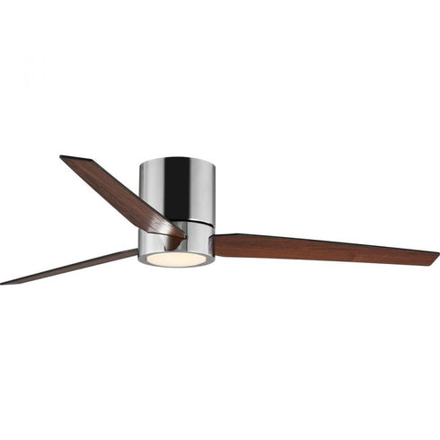 Progress Braden P2588 0930K 56IN 3 BLADE FAN With LED LGT in Brushed Nickel Finish Model: P2588-0930K
