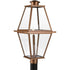 Progress Bradshaw P540107 031 1 Light POST LANTERN in Textured Black Finish Model: P540107-031