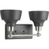 Progress Bramlett P300040 009 2 100 Watt MED BATH BRACKET in Brushed Nickel Finish Model: P300040-009