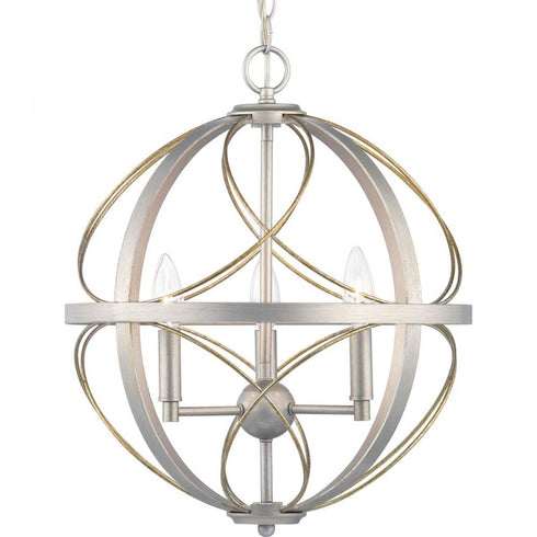 Progress Brandywine P500068 020 3 60 Watt CAND PENDANT in Antique Bronze Finish Model: P500068-020