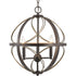 Progress Brandywine P500068 020 3 60 Watt CAND PENDANT in Antique Bronze Finish Model: P500068-020