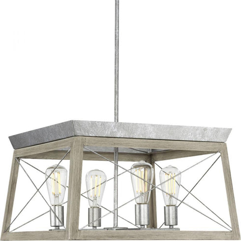 Progress Briarwood P400047 020 4 100 Watt MED CHANDELIER in Antique Bronze Finish Model: P400047-020