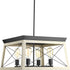 Progress Briarwood P400047 020 4 100 Watt MED CHANDELIER in Antique Bronze Finish Model: P400047-020