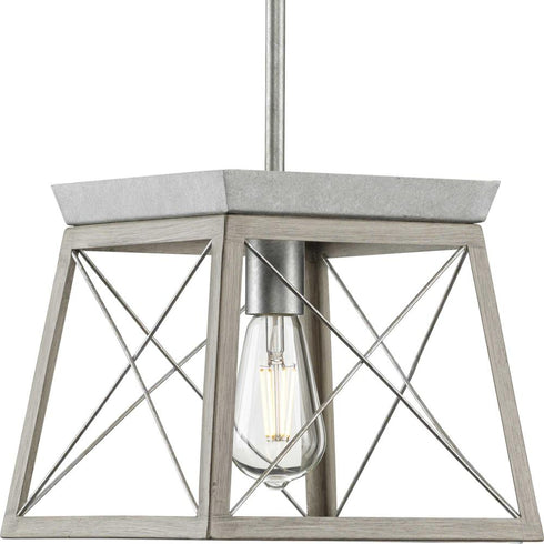 Progress Briarwood P500041 020 1 100 Watt MED MINI PENDANT in Antique Bronze Finish Model: P500041-020