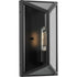 Progress Bristol Collection One Light Black Modern Farmhouse Medium Outdoor Wall Lantern in Matte Black Finish Model: P560359-31M