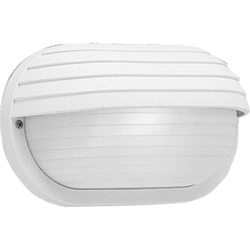Progress Bulkheads P5706 30 1 60 Watt MED POLY WALL LANT in White Finish Model: P5706-30