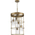Progress Burgess P500402 196 5 Light FOYER in Aged Bronze Finish Model: P500402-196
