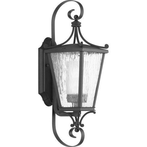 Progress Cadence P6626 31CD 1 30 Watt CAND WALL LANTERN in Textured Black Finish Model: P6626-31CD