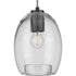 Progress Caisson P500159 009 1 60 Watt MED MINI PENDANT in Brushed Nickel Finish Model: P500159-009