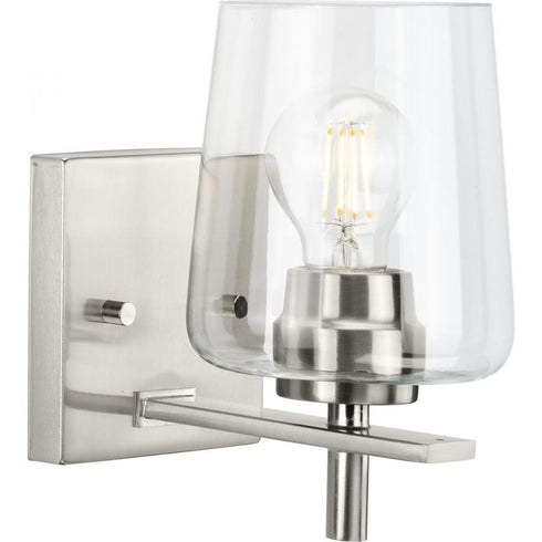 Progress Calais P300360 009 1 60 Watt MED BATH BRACKET in Brushed Nickel Finish Model: P300360-009