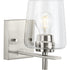 Progress Calais P300360 009 1 60 Watt MED BATH BRACKET in Brushed Nickel Finish Model: P300360-009