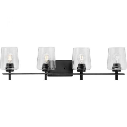 Progress Calais P300363 009 4 60 Watt MED BATH BRACKET in Brushed Nickel Finish Model: P300363-009