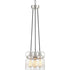 Progress Calhoun Collection Three Light Chandelier in Brushed Nickel Finish Model: P400132-009