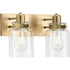 Progress Calhoun P300046 009 2 100 Watt MED BATH BRACKET in Brushed Nickel Finish Model: P300046-009