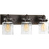Progress Calhoun P300047 009 3 100 Watt MED BATH BRACKET in Brushed Nickel Finish Model: P300047-009