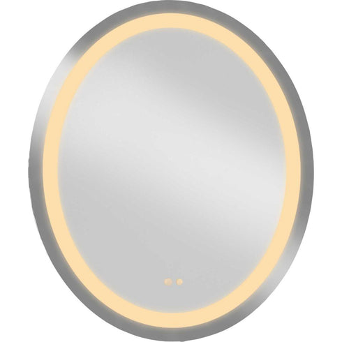 Progress Captarent LED Captarent Collection 30in. x 36 in. Oval Illuminated Integrated LED in White Color Model: P300469-030-CS