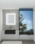 Progress Captarent LED Captarent Collection 36 in. x 42 in. Rectangular Illuminated Integrated LED in White Color Model: P300470-030-CS