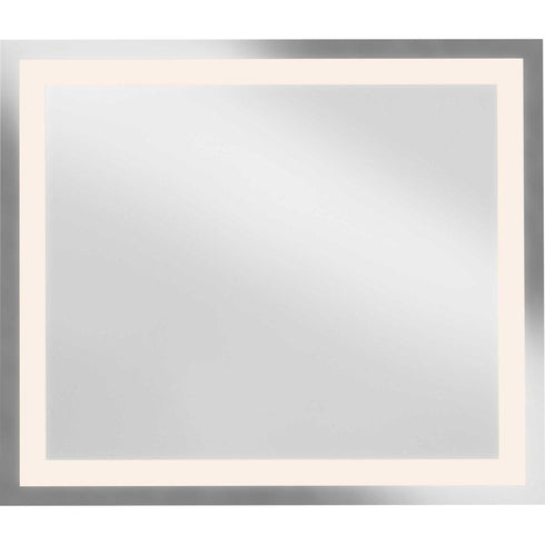 Progress Captarent LED Captarent Collection 36 in. x 42 in. Rectangular Illuminated Integrated LED in White Color Model: P300470-030-CS