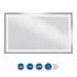 Progress Captarent LED Captarent Collection 60 in. x 36 in. Rectangular Illuminated Integrated LED in White Color Model: P300492-030-CS