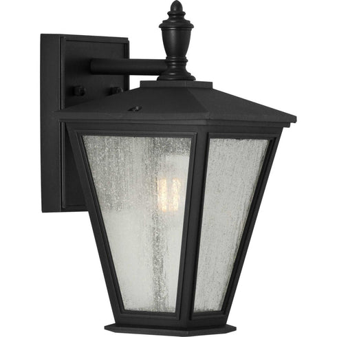 Progress Cardiff P560166 031 1 60 Watt MED WALL LANTERN in Textured Black Finish Model: P560166-031