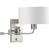 Progress Carrick P710104 009 1 60 Watt MED WALL BRACKET in Brushed Nickel Finish Model: P710104-009