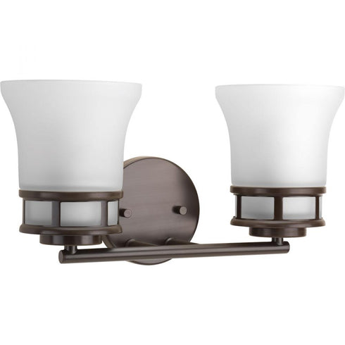Progress Cascadia P2147 15 2 100 Watt MED BATH BRACKET in Polished Chrome Finish Model: P2147-15