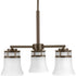 Progress Cascadia P4612 15 3 100 Watt MED CHANDELIER in Polished Chrome Finish Model: P4612-15