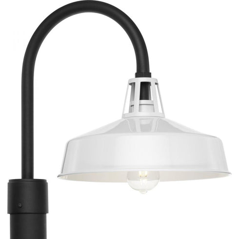 Progress Cedar Springs P540103 030 1 Light POST LANTERN in White Finish Model: P540103-030