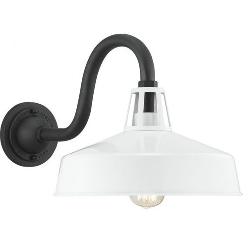 Progress Cedar Springs P560091 030 1 100 Watt MED WALL LANTERN in White Finish Model: P560091-030