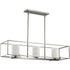 Progress Chadwick P400225 009 3 100 Watt MED CHANDELIER in Brushed Nickel Finish Model: P400225-009