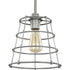 Progress Chambers P500281 031 1 100 Watt MED MINI PENDANT in Matte Black Finish Model: P500281-031