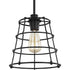 Progress Chambers P500281 031 1 100 Watt MED MINI PENDANT in Matte Black Finish Model: P500281-031