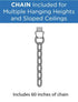 Progress Chapel P550131 031 4 Light PENDANT in Textured Black Finish Model: P550131-031