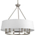 Progress Cherish P4618 09 6 60 Watt CAND CHANDELIER in Brushed Nickel Finish Model: P4618-09