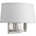 Progress Cherish P7172 09 2 60 Watt CAND WALL SCONCE in Brushed Nickel Finish Model: P7172-09