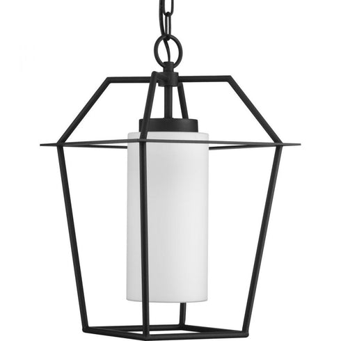 Progress Chilton P550120 031 1 100 Watt MED HANGING LANTERN in Textured Black Finish Model: P550120-031