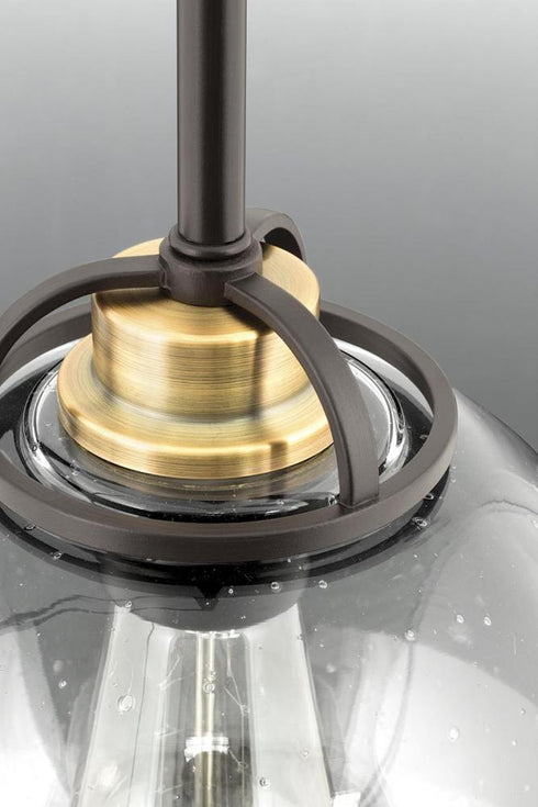 Progress Chronicle P5309 20 1 100 Watt MED MINI PENDANT in Antique Bronze Finish Model: P5309-20
