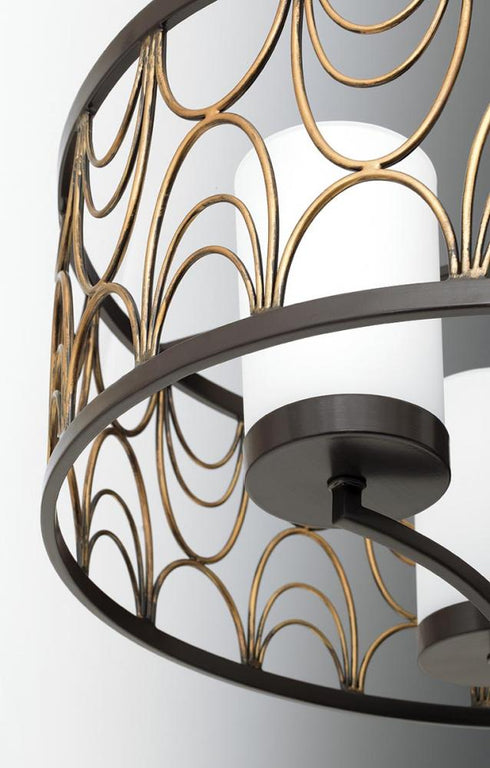 Progress Cirrine P4699 20 3 100 Watt MED CHANDELIER in Antique Bronze Finish Model: P4699-20