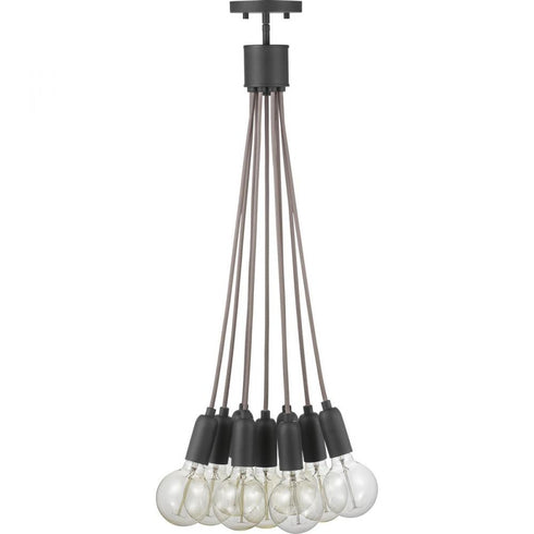 Progress Cirro Collection Nine Light Pendant in Brushed Nickel Finish Model: P500140-009