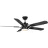 Progress Claret P250007 009 30 54IN 5 BLADE FAN With LTE in Brushed Nickel Finish Model: P250007-009-30