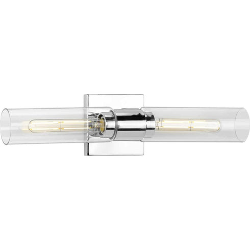 Progress Clarion P300300 009 2 60 Watt MED BATH BRACKET in Brushed Nickel Finish Model: P300300-009