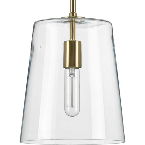 Progress Clarion P500241 009 1 60 Watt MED PENDANT in Brushed Nickel Finish Model: P500241-009
