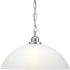 Progress Classic Dome Pendant P500149 009 1 100 Watt MED PENDANT in Brushed Nickel Finish Model: P500149-009
