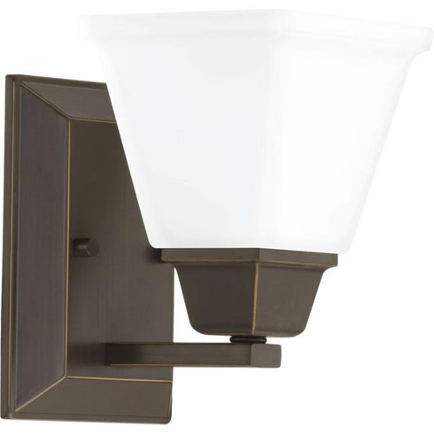Progress Clifton Heights P300158 009 1 100 Watt MED BATH BRACKET in Brushed Nickel Finish Model: P300158-009