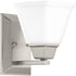 Progress Clifton Heights P300158 009 1 100 Watt MED BATH BRACKET in Brushed Nickel Finish Model: P300158-009