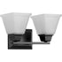 Progress Clifton Heights P300159 009 2 100 Watt MED BATH BRACKET in Brushed Nickel Finish Model: P300159-009